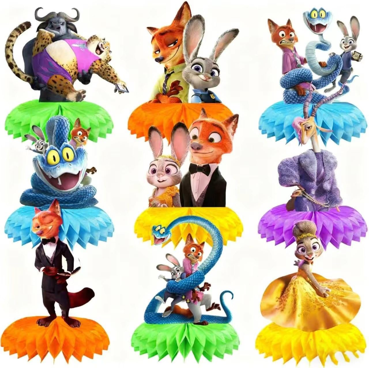 Zootopia Party Games - Suprimentos para Festa de Aniversário Zootopia2,
