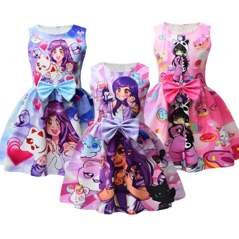 Party Games Kids Birthday - ♥ AA Game Aphmau Vestido de
