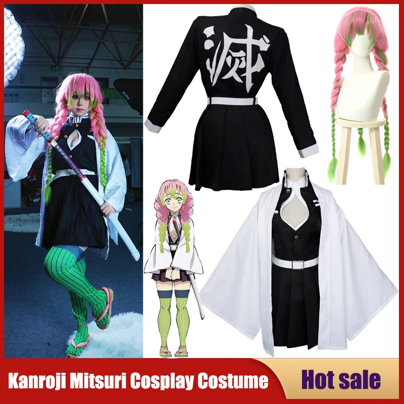 Party Games For Adults And Kids - Anime kanroji mitsuri cosplay traje kimetsu