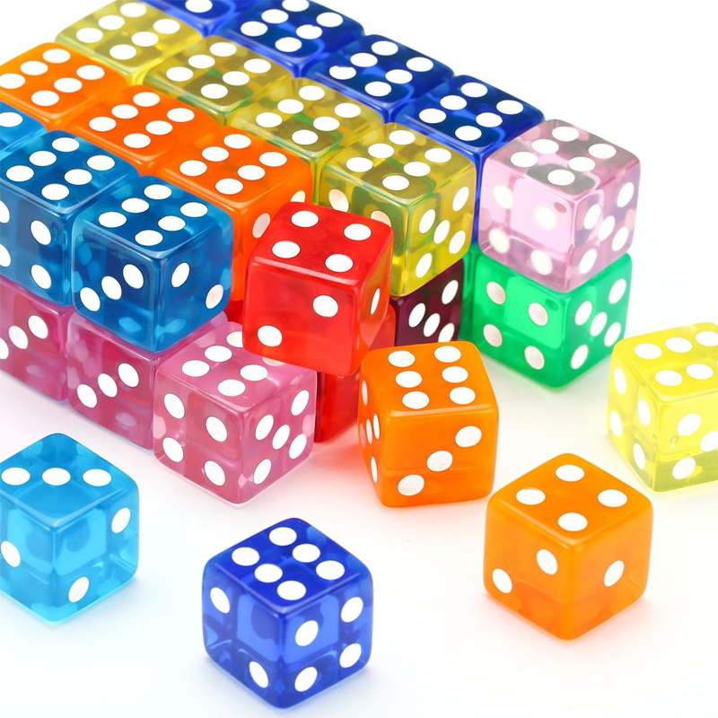 Party Games Juegos De Mesa - 12pçs dados transparentes de 16mm para