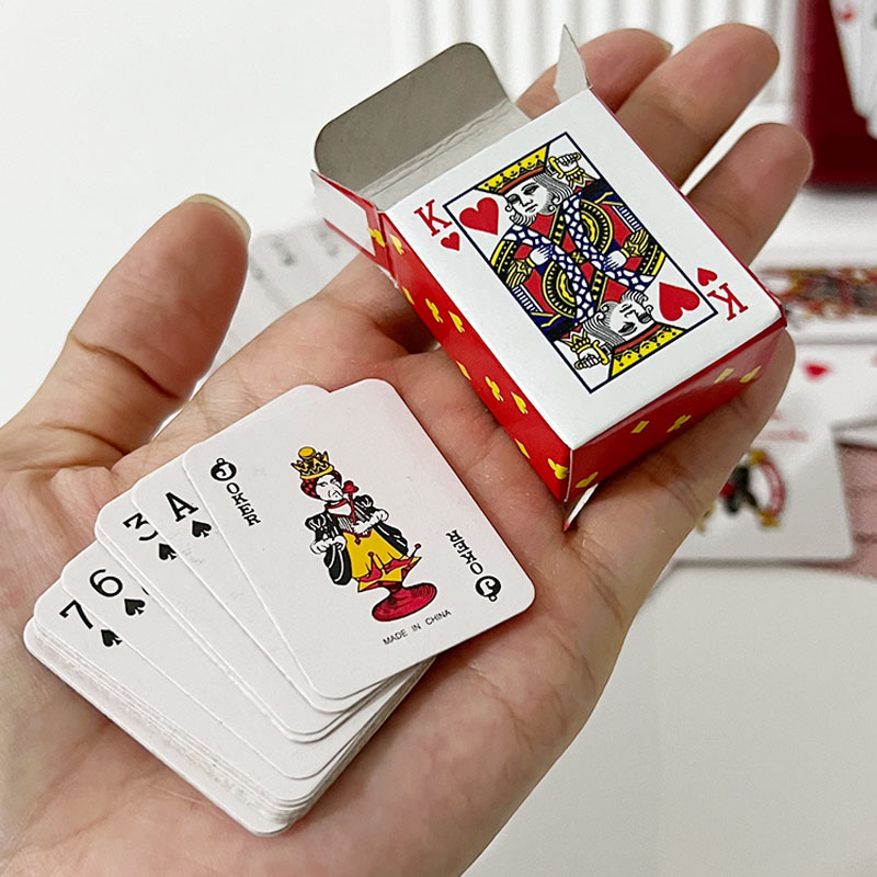 Party Games Juegos De Mesa - Mini cartas de jogo de pôquer,