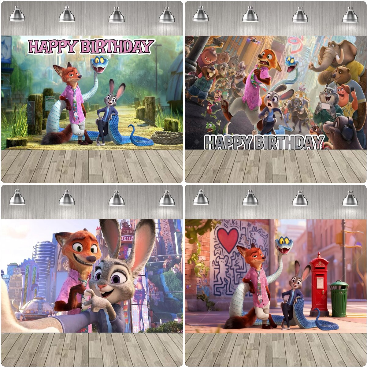 Zootopia Party Games - Decoração de Festa Zootopia em Estilo