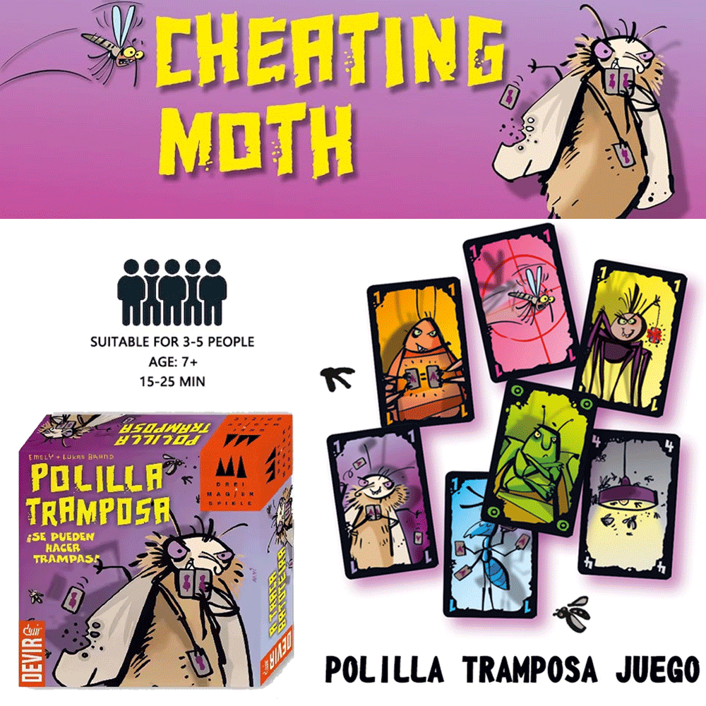 Party Games Juegos De Mesa - Polilla Tramposa Jogos de Tabuleiro The