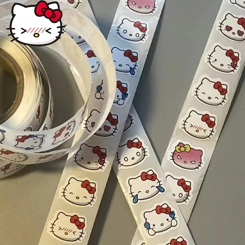 Party Games Baby Shower - 500pcs Adesivos Fofos Hello Kitty, Material