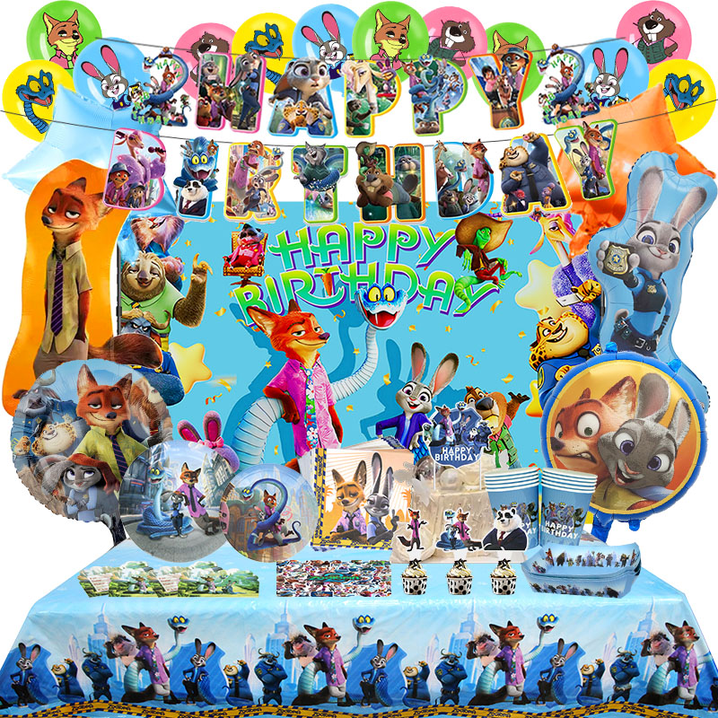 Decoração de Festa de Aniversá - Zootopia Party Games avaliação e preço