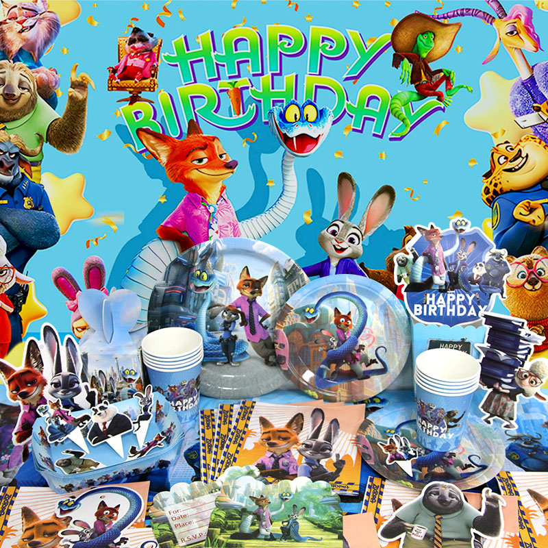 Decoração de Festa de Aniversá - Zootopia Party Games avaliação e preço