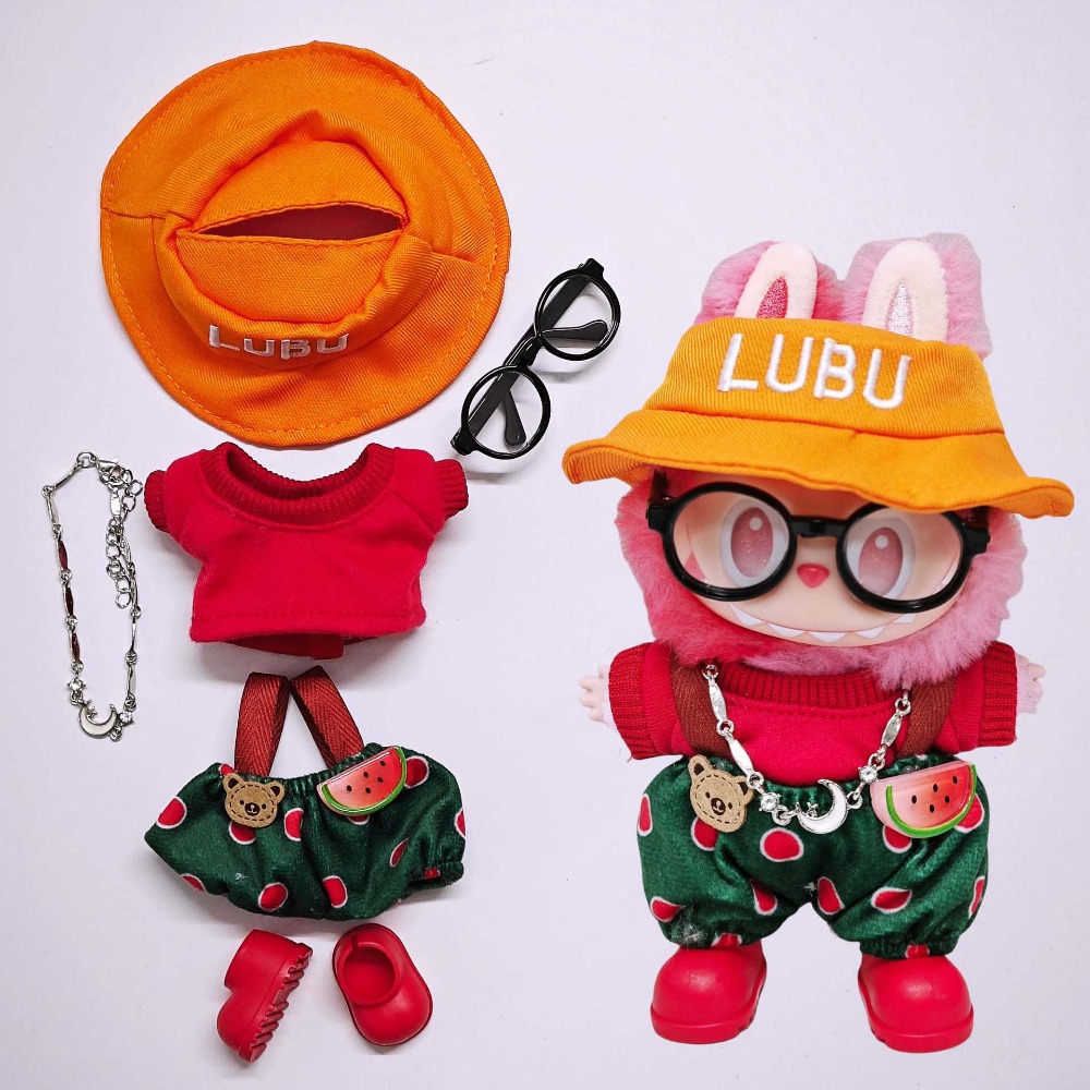 15/17cm labubu roupas de bonec - Party Games 15 In 1 avaliação e preço