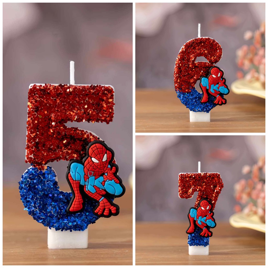 Velas Divertidas de Super-Heró - Party Games Kids Birthday avaliação e preço