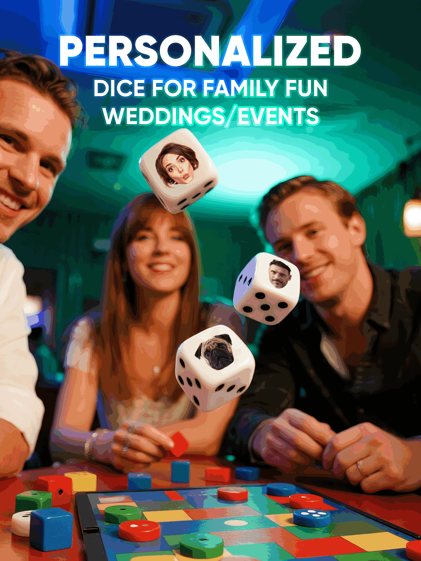 Dado de Rosto Personalizado, D - Party Games Groups avaliação e preço