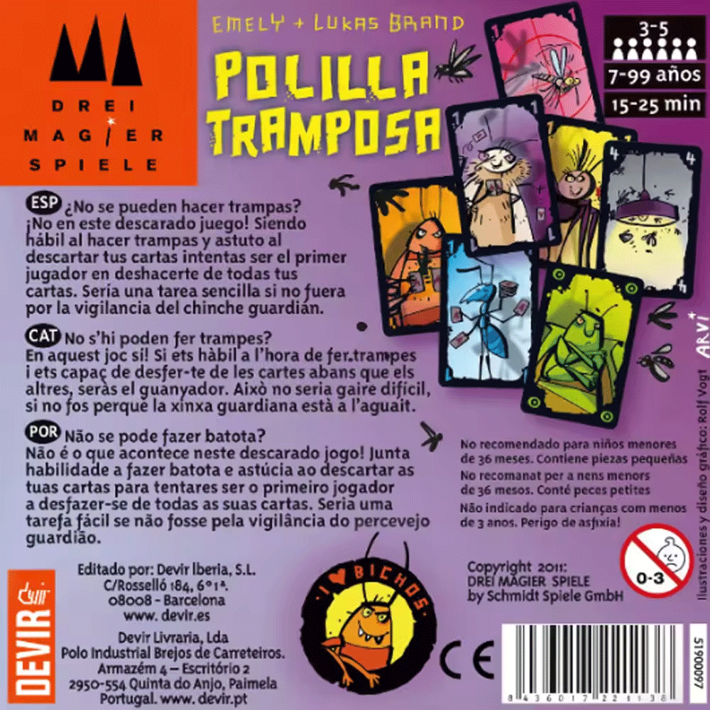 Cheating Moth Jogo de cartas e - Party Games Juegos De Mesa avaliação e preço