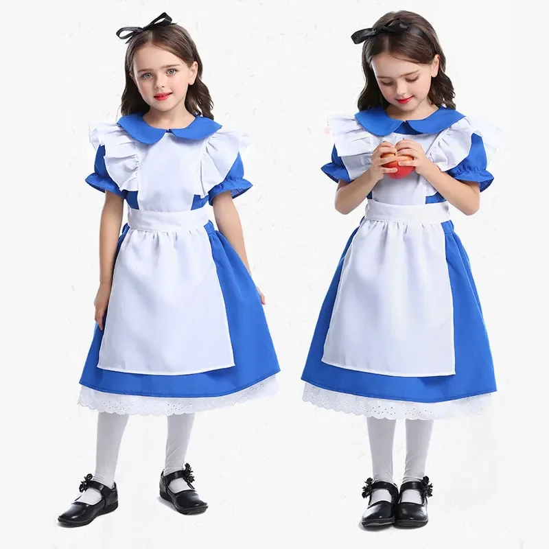 ⭕️ ⭐️ ⭕️   Fantasia Azul Alice - Party Games Alice In Wonderland avaliação e preço