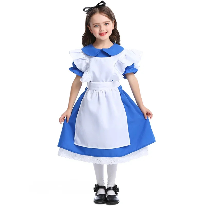⭕️ ⭐️ ⭕️   Fantasia Azul Alice - Party Games Alice In Wonderland avaliação e preço