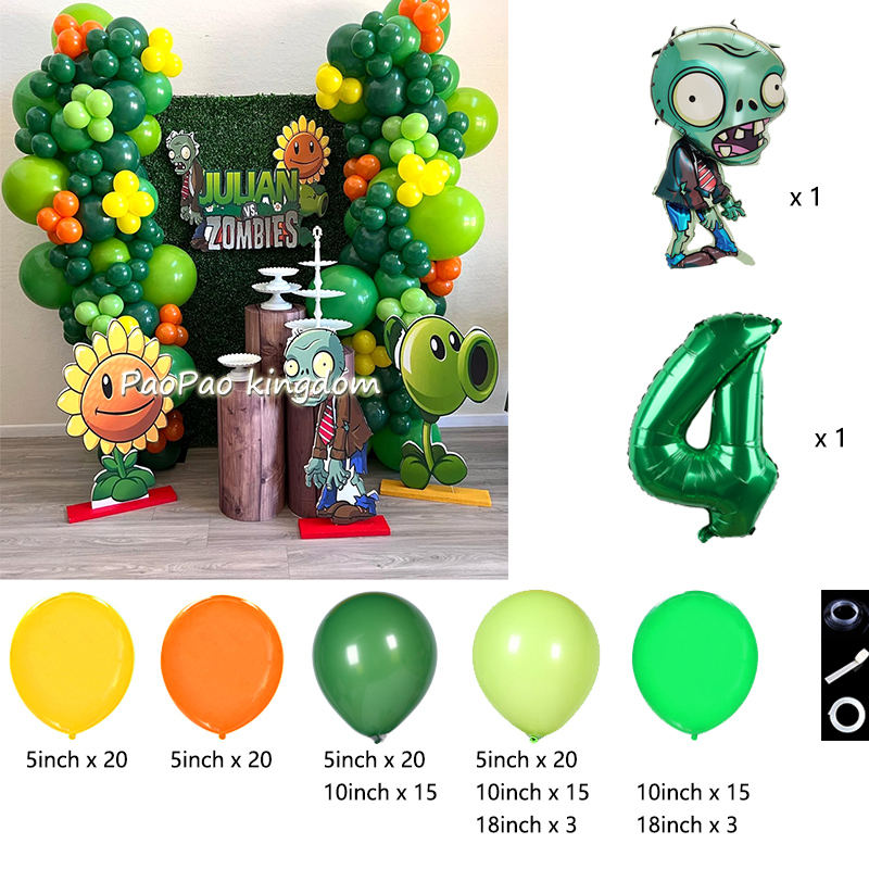 Plantas vs. Z-zumbis balões jo - Party Games Bunny avaliação e preço
