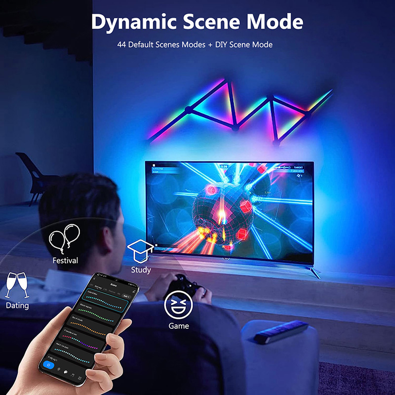Lâmpada de parede rgb intelige - Party Games Groups avaliação e preço