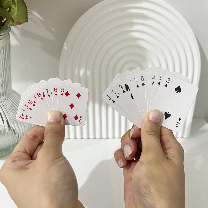 5 pçs mini poker jogando carta - Party Games Juegos De Mesa avaliação e preço