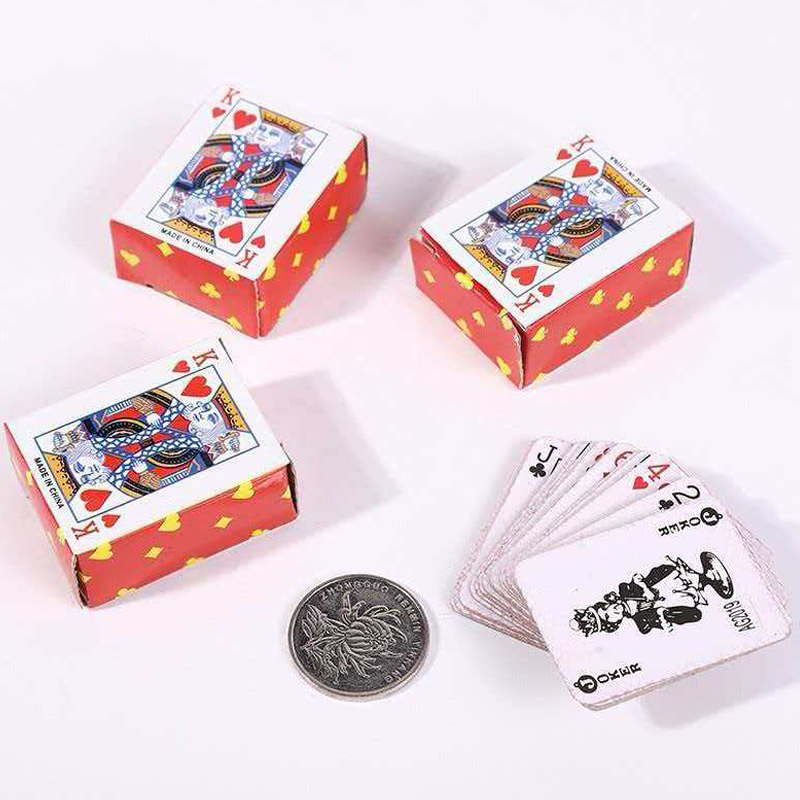 5 pçs mini poker jogando carta - Party Games Juegos De Mesa avaliação e preço