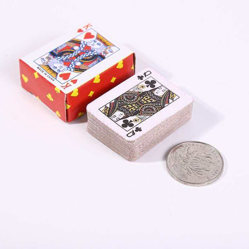 5 pçs mini poker jogando carta - Party Games Juegos De Mesa avaliação e preço
