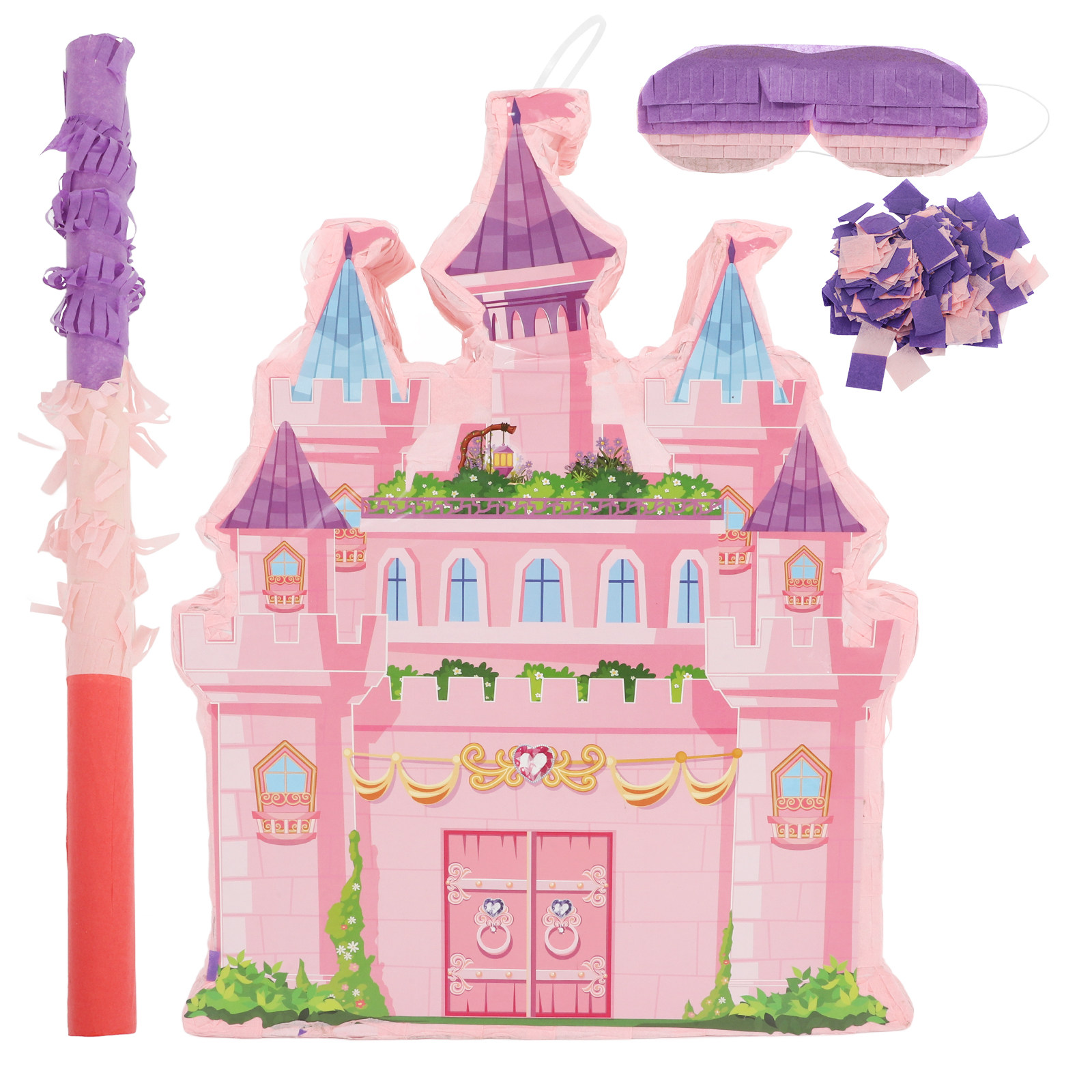 1 Conjunto de Pinata Castelo d - Party Games Kids Birthday avaliação e preço