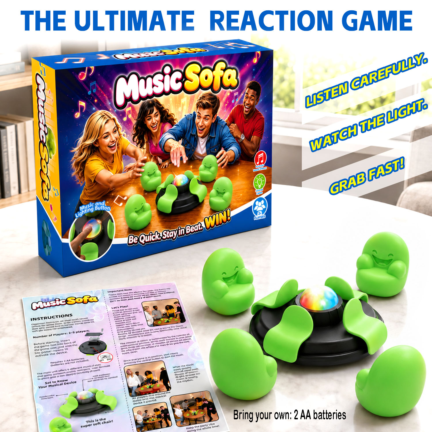 Cadeira Musical Infantil: Jogo - Quick Games Party avaliação e preço