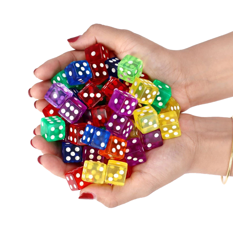 10 pçs dados coloridos transpa - Party Games Juegos De Mesa avaliação e preço