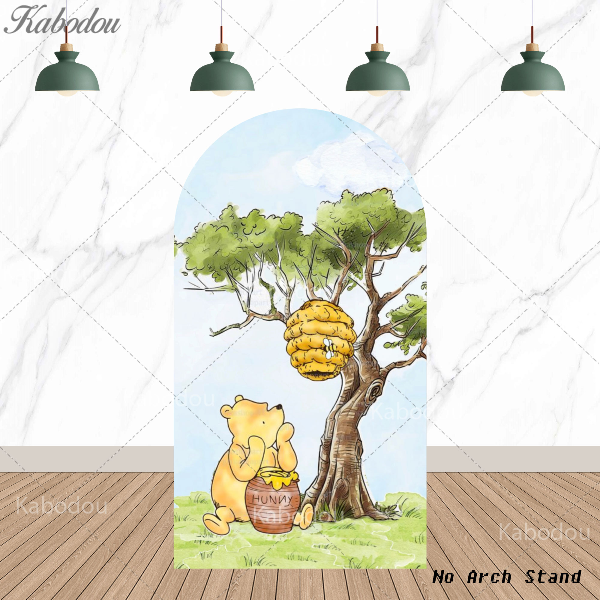 Fundo Fotográfico Winnie the P - Party Games Baby Shower avaliação e preço