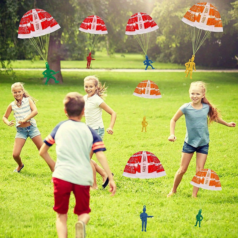 10/100 pçs brinquedos de pára- - Party Games Kids Ideas avaliação e preço