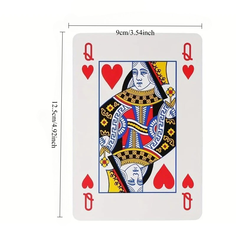 Cartas de baralho gigantes, 2x - Party Games Juegos De Mesa avaliação e preço