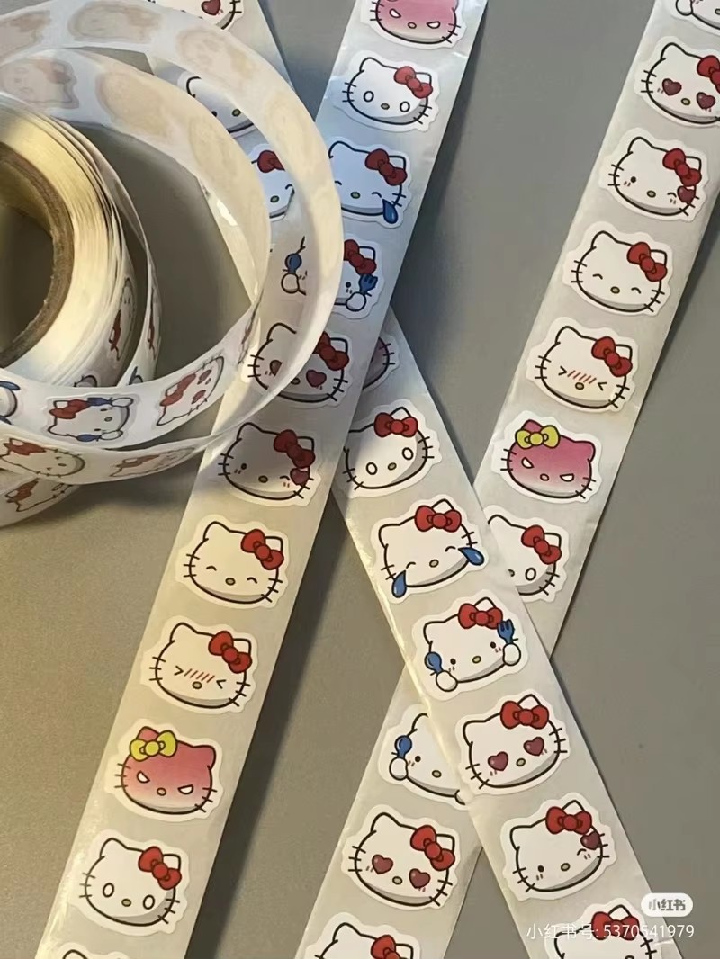 500pcs Adesivos Fofos Hello Ki - Party Games Baby Shower avaliação e preço