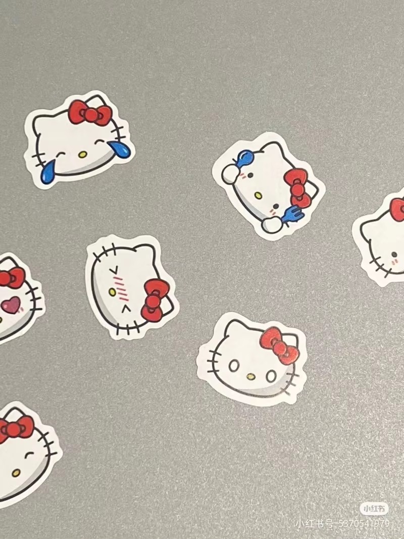 500pcs Adesivos Fofos Hello Ki - Party Games Baby Shower avaliação e preço